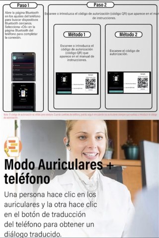 Auriculares Traductor Bluetooth 5.4
