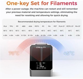 Creality Space PI Filament Dryer Plus