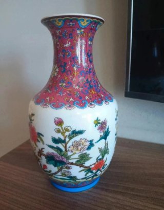 Vaso stile Famille Rose