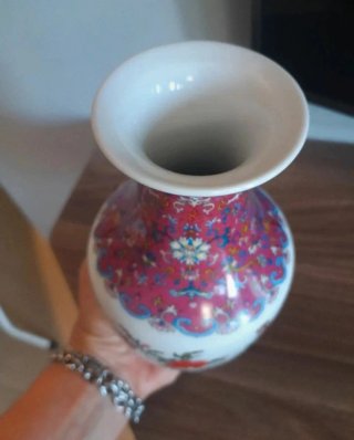 Vaso stile Famille Rose