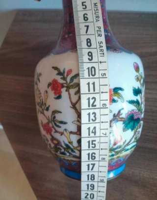 Vaso stile Famille Rose