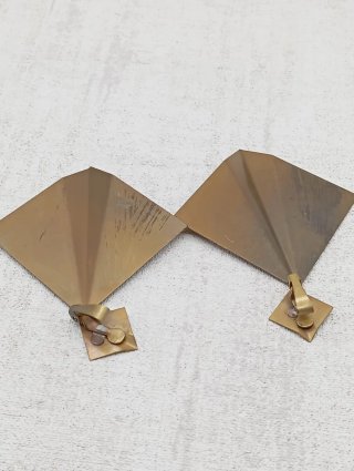 Pendientes Vintage Latón 80s