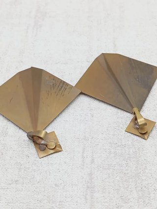 Pendientes Vintage Latón 80s