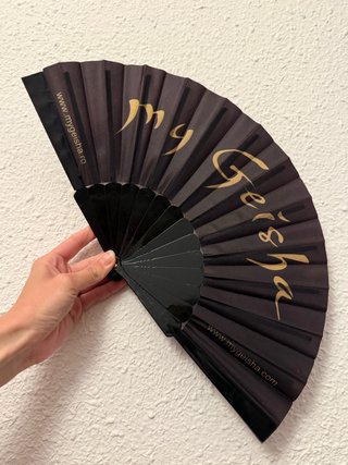 Abanico MyGeisha Negro verano new