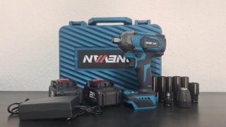 Pistola de impacto 1000Nm con accesorios