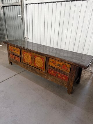 Aparador antiguo de madera 172x43x51