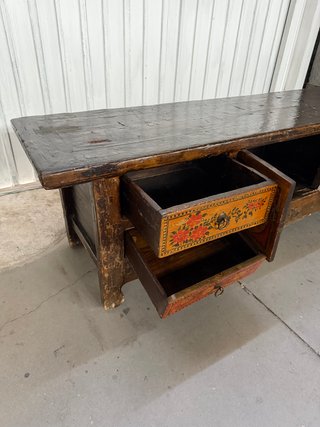 Aparador antiguo de madera 172x43x51