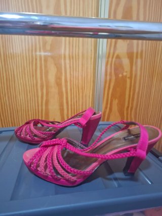 Sandalias Tintoretto Rosa y Rojo