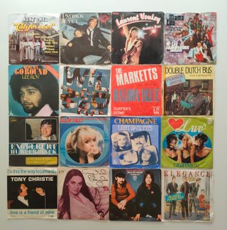 Discos de vinilo a 1 € Pop español rock metal funk
