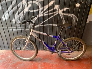 Bicicleta de Montaña Top Bike Azul y Plateado