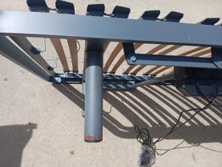 Cama ortopédica articulada metálica