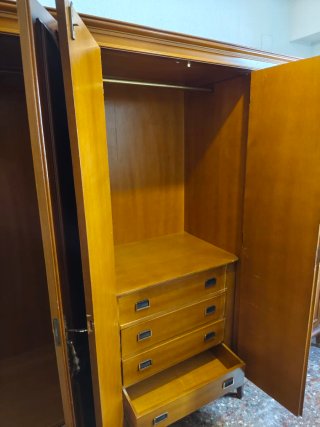 Armario ropero madera vintage 250cm