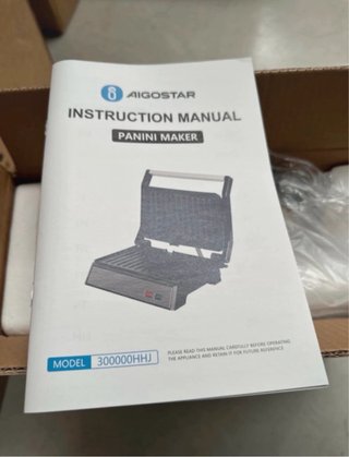Panini Maker Aigostar 1500W