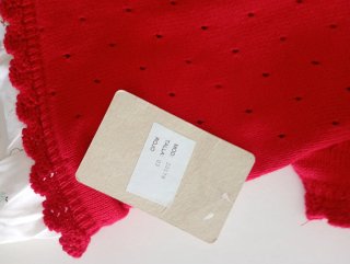 Conjunto bebé rojo y blanco