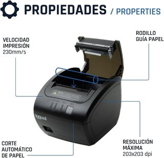iggual impresora térmica rápida tickets TPV