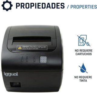 iggual impresora térmica rápida tickets TPV
