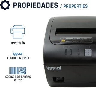 iggual impresora térmica rápida tickets TPV