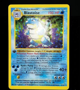 Blastoise Carta Pokémon