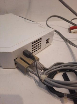 Nintendo Wii Bianca RVL-001 con Cavi