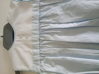 Conjunto bebé blanco y azul