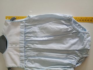 Conjunto bebé blanco y azul