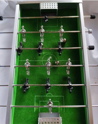 Mini Futbolín Portátil 20x10