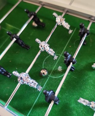 Mini Futbolín Portátil 20x10
