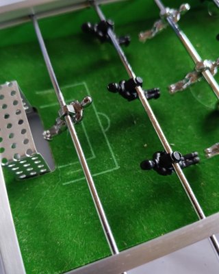 Mini Futbolín Portátil 20x10