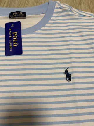Camiseta Polo Ralph Lauren Rayas Azul Talla M