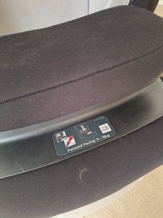 Silla de coche Joie negra y gris