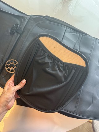 Funda para asiento de coche negra