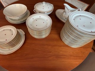 VAJILLA ANTIGUA PORCELANA FRANCESA LIMOGES