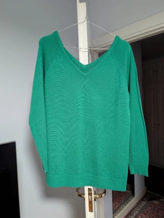 Jersey verde oversize