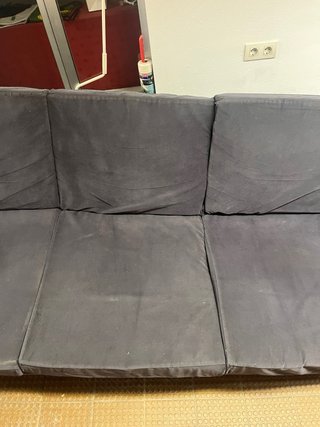 Sofá cama 3 plazas gris