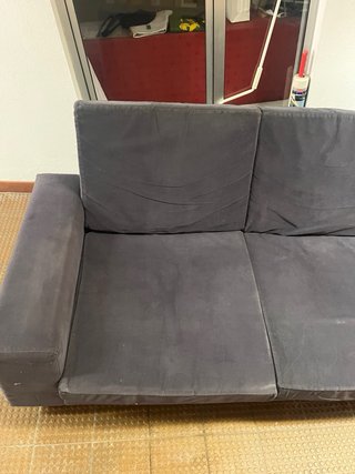 Sofá cama 3 plazas gris