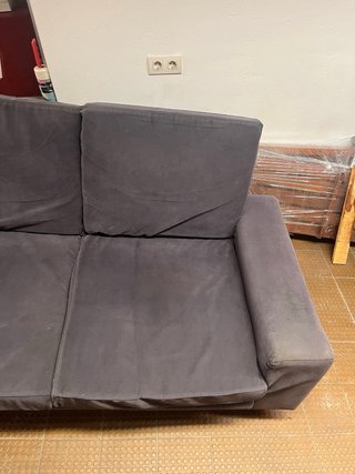 Sofá cama 3 plazas gris