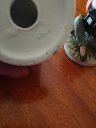 Pareja ancianos japoneses porcelana Japan