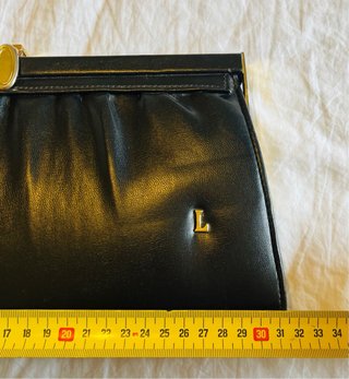 Pochette Clutch vera pelle vintage dettagli oro