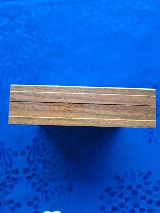 Cofanetto porta carte da gioco in legno