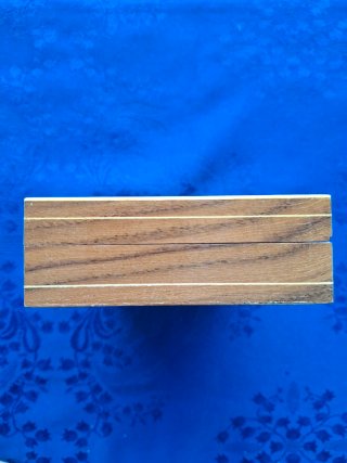 Cofanetto porta carte da gioco in legno