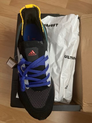 Zapatillas Adidas Ultraboost Negras y Turquesa
