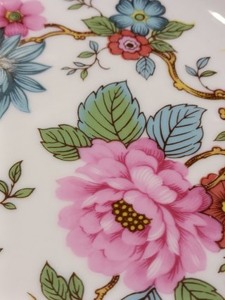 Plato Porcelana Winterling Bohemia Plata de ley