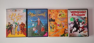Lote 4 Películas DVD Familiares