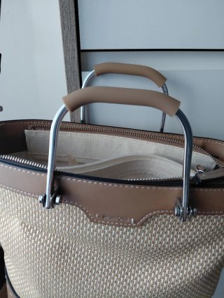 Bolso Beige y Marrón
