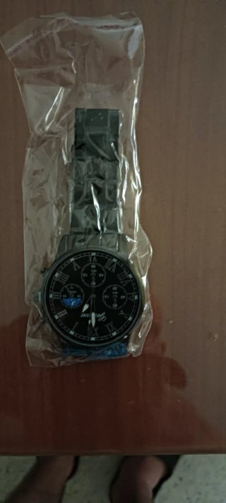 Reloj de vestir negro para hombre