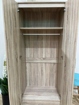 Armario 2 puertas madera
