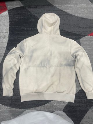 Sudadera con capucha beige