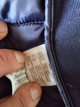 Gilet Piumino Leggero Blu Notte Tg. 52
