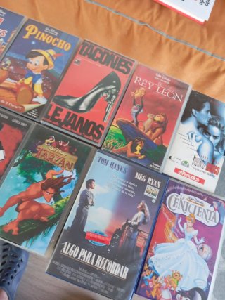 Lote 10 Cintas VHS Disney Clásicos