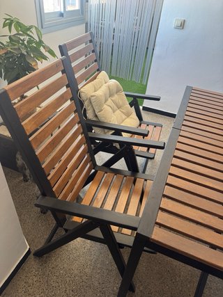 Conjunto exterior IKEA NÄMMARÖ mesa y banco
